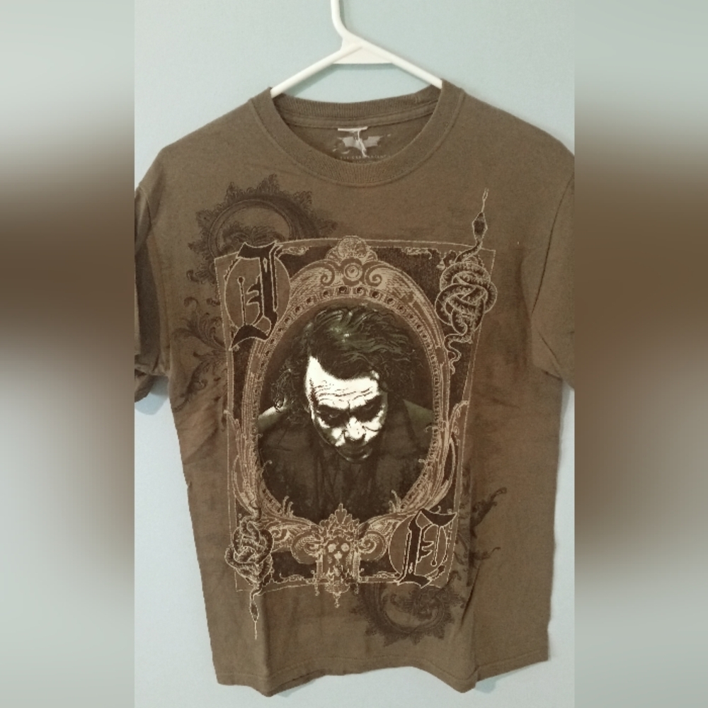 Dark green Batman The dark Knight Joker Heath Ledger t-shirt